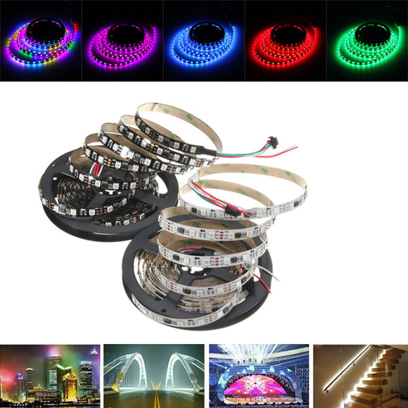1M/4M/5M WS2811 IC SMD5050 Dream Color RGB Waterproof LED Strip Light Individual Addressable DC12V