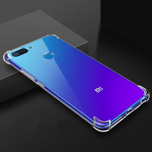 Bakeey Air Bag Shockproof Transparent Soft TPU Protective Case for Xiaomi Mi8 Mi 8 Lite 6.26 inch