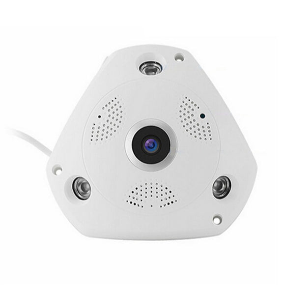 960P 360 Degree Fisheye Panoramic WiFi Camera PTZ VR IP P2P H.264 Night Vision PIR Security Cam