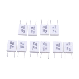 10pcs BPR56 5W 0.33R 0.33 Ohm 5w Non-inductive Ceramic Cement Resistor Wirewound Resistance