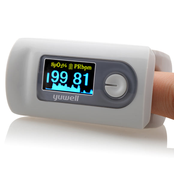 Yuwell YX301 Portable Pulse Finger Oximeter Blood Oxygen Saturation Blood Pressure Monitor LED Display Fingertip