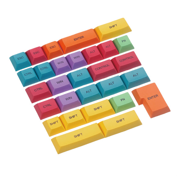 29PCS DSA Profile CMYK Color Dyesub PBT Keycaps Keycap Set CTRL WIN ALT SHIFT Keycap