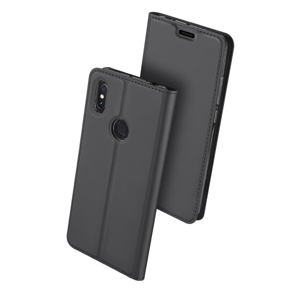 Dux Ducis Flip Magnetic Card Slot Stand Full Body PU Leather Protective Case For Xiaomi Mi Max 3