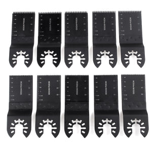 1Pc/10Pcs/20Pcs 34mm Durable Oscillating Multi Tools Saw Blade Long / Short Sawtooth