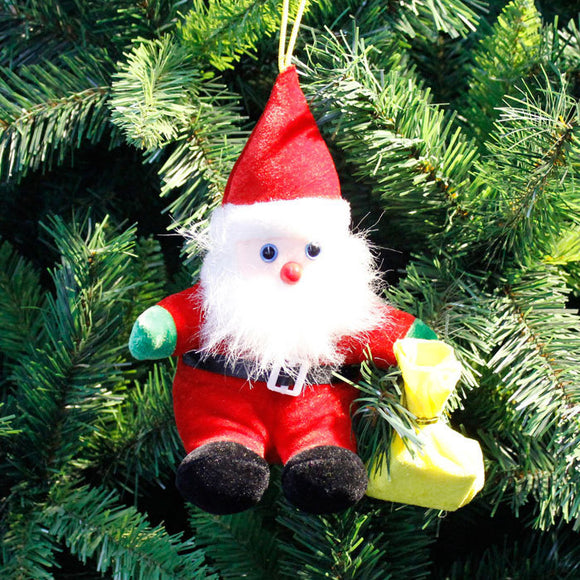 Christmas Electric Music Santa Doll Toys Singing Music Box Christmas Tree Decoration Pendant Decor
