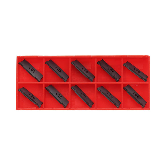 Drillpro 10pcs DGN2002 IC907 2mm Carbide Insert for MGEHR/MGIVR Grooving Cut Off Tool Turning Tool