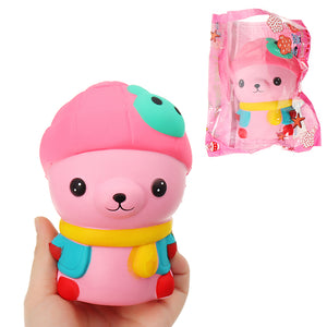 Bear Squishy 13*8.5*9cm Slow Rising With Packaging Collection Gift Soft Toy