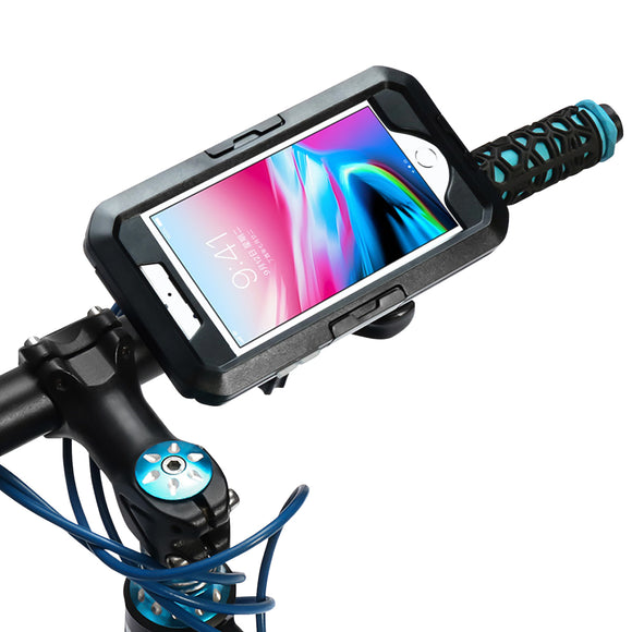 IPX8 Waterproof Bike/Bicycle Handlebar Holder Protective Case For iPhone 7 Plus/iPhone 8 Plus