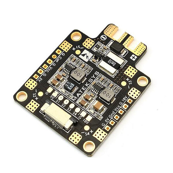 Matek FCHUB-6S Hub Power Distribution Board 5V & 10V BEC Built-in 184A Current Sensor for RC Drone