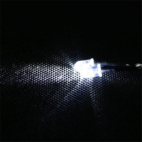 Feiyue White RC Car LED Light For 1/12 FY03 FY04 FY05 FY06 1/10 HG RC Model Parts 5mm