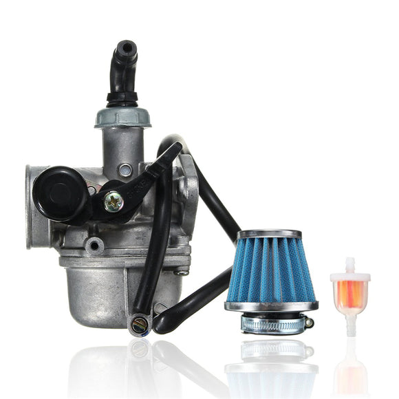 Carburetor Air Gas Filter For PZ19 50CC 90CC 110CC Lever ATV Go Kart Dirt Bike