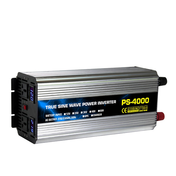 Intelligent Home/Car/Industry Solar Inverter DC to AC Pure Sine Wave Power Inverter 24V/48V to 220V