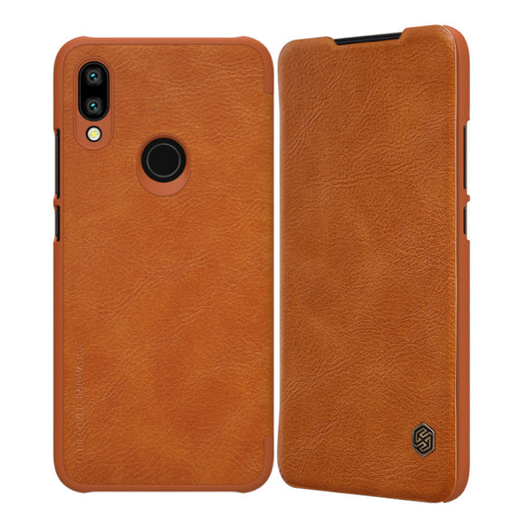 NILLKIN Flip Shockproof Card Slot Holder PU Leather Protective Case for Xiaomi Redimi 7
