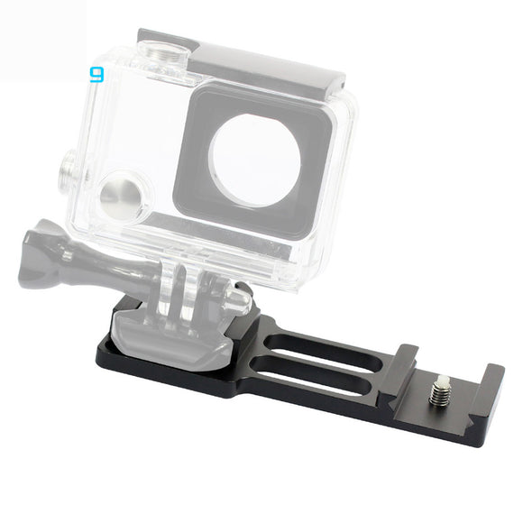 CNC Aluminum 20mm Rail Camera Mount for Gopro Xiaoyi Xiaomi Mijia Eken SJCam DJI Osmo Action Sport Camera