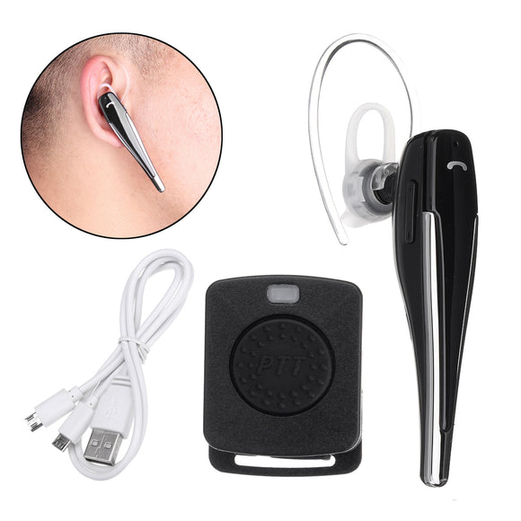 bluetooth Wireless Walkie Talkie Headset K Type Hands-free Earphone for Baofeng Two Way Radio