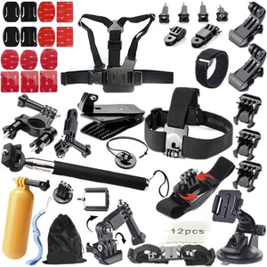 51 in 1 Floating Bobber Monopod Hand Head ChesT-strap Adapter Mounts Accessories Kit Sets for GoPro