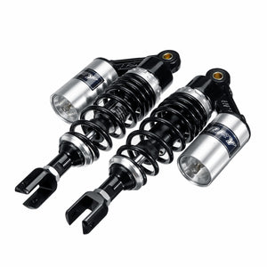 Pair 11 280mm Universal Motorcycle Rear Air Shock Absorber Suspension ATV"