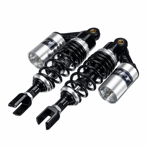 Pair 11 280mm Universal Motorcycle Rear Air Shock Absorber Suspension ATV