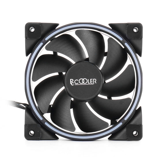 PCCOOLER DC 12V RGB Adjustable LED Light PWM CPU Cooling Fan Cooler Heatsink