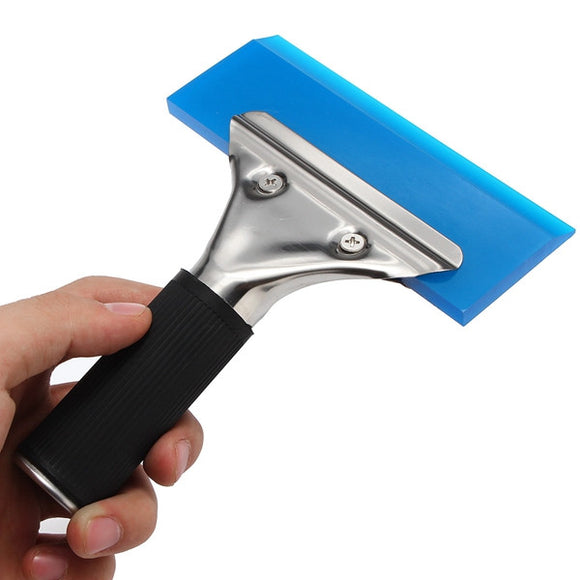 Window Film Tint Tool Blade Scraper Water Squeegee Tool With Handle Blue
