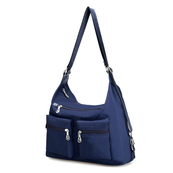 Women Nylon Durable Multifunctional Shoulder Bags Casual Backpack Crossbody Bag