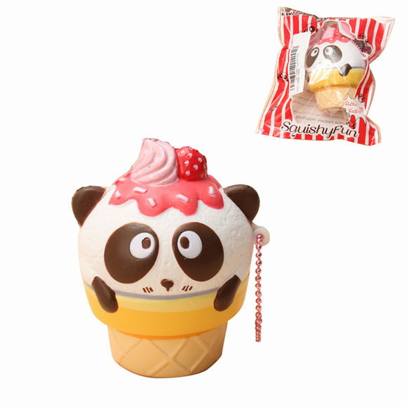 10PCS Wholesale SquishyFun Cute Panda Cream Super Slow Rising Squishy