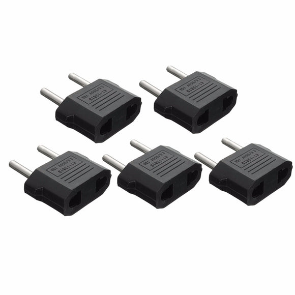 5x USA America To EU Europe Power Plug Travel Charger Adapter Converter