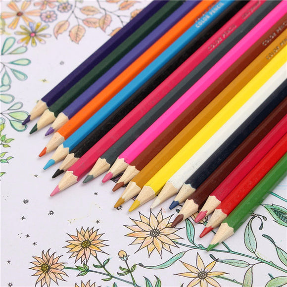 18 Colors Drawing Hexagon Pencils Non-toxic Colored Artists Mechanical Drawing