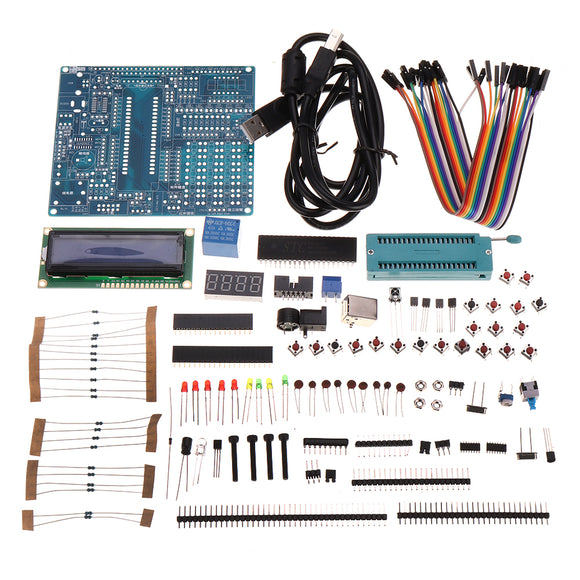 HW-471 51 MCU Development Board DIY Kit Soldering Component Core Board Parts