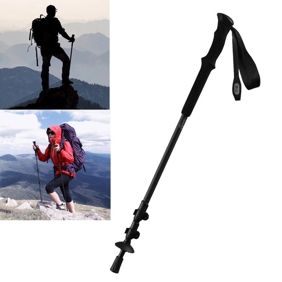 XIAOMI 3 Section Carbon Fiber Adjustable Canes Trekking Pole Ultralight Anti-Slip Climbing Stick