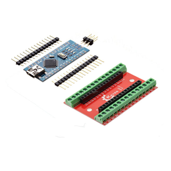 NANO IO Shield Expansion Board + ATmega328P Nano V3 Controller For Arduino