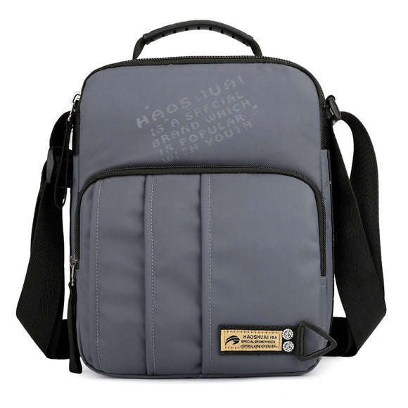 Solid Multi-pocket Leisure Shoulder Bag Crossbody Bag For Men