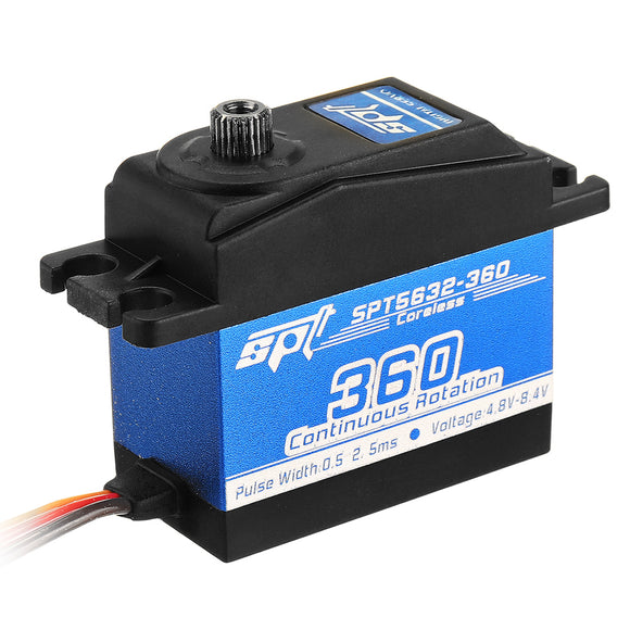 SPT Servo SPT5632-360 Coreless Digital Servo Metal Gear Lager Torque Linear Change For RC Robot