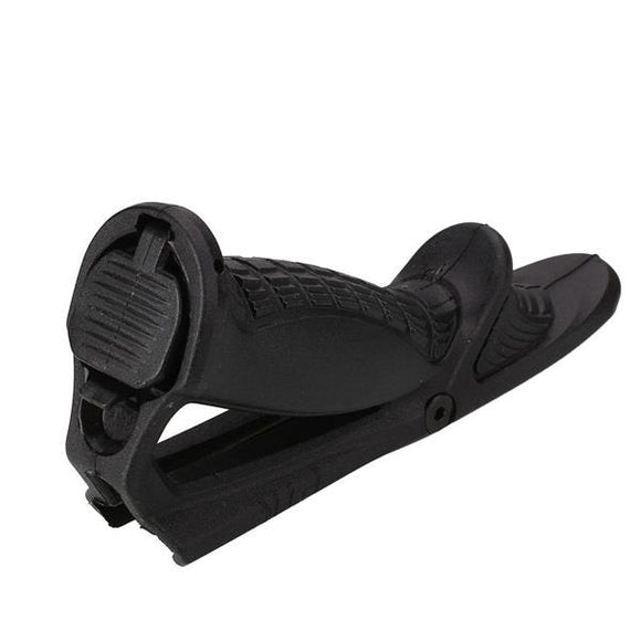 AURKTECH 20MM Outdoor Hunting Tactical Plastic Black Ergonomic Forward Point Angled Fore Grip