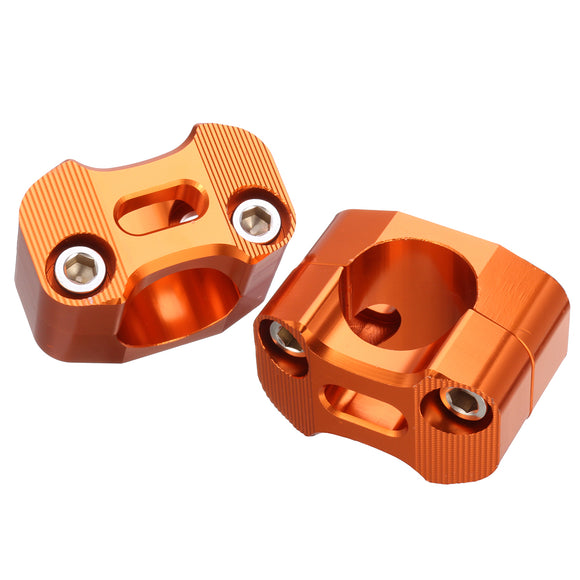7/8inch to 1 1/8inch 22mm-28mm Handlebar Fat Bar Risers Mount Clamp Adaptor for Dirt Pit Bike ATV