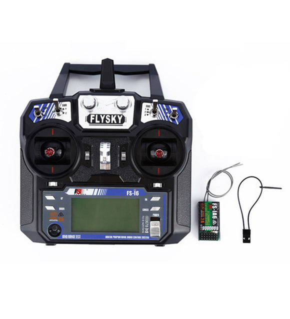 FlySky FS-i6 2.4G 6CH AFHDS RC Radio Transmitter With FS-iA6 Receiver for FPV RC Drone