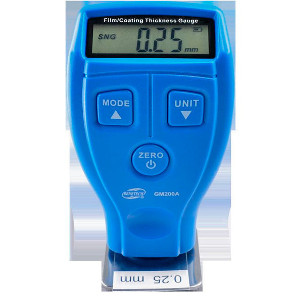 GM200A Digital Mini Film Thickness Gauge Automotive Car Coating Paint Thickness Gauge 0-1.8mm