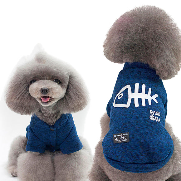 Pet Dog Soft Cotton Jacket Clothes Coat Good Warmth Fashion Classic Style Coat