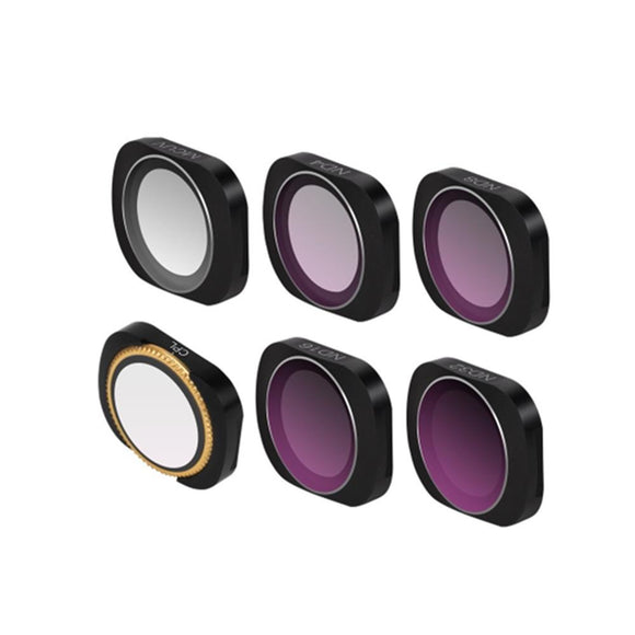 6pcs MCUV+CPL+ND4+ND8+ND16+ND32 Filter Set Lens Filter for DJI OSMO POCKET Gimbal Camera