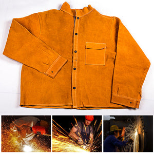 L/ XL/ XXL/ XXXL Welders Welding Jacket Protective Clothing Apparel Suit Safety