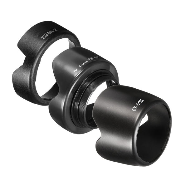 EW-60C II ET-60 II ES-62 II Lens Hood for CANON EF 18-55mm 55-250mm 50mm f1.8 II