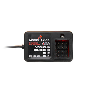 AUSTAR AX6S 2.4G 4CH Receiver for Rc Car Boat Model Transmitter