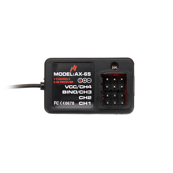 AUSTAR AX6S 2.4G 4CH Receiver for Rc Car Boat Model Transmitter