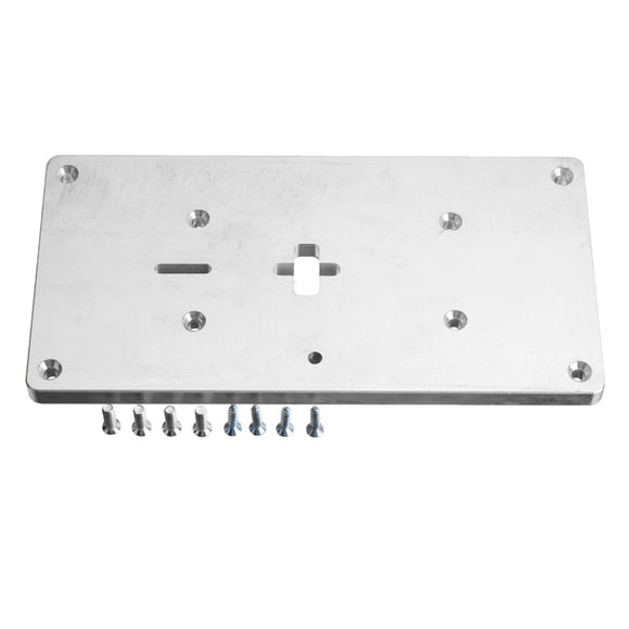 Aluminum Router Table Insert Plate with Fixing Screws For Jig Saw Woodworking Benches