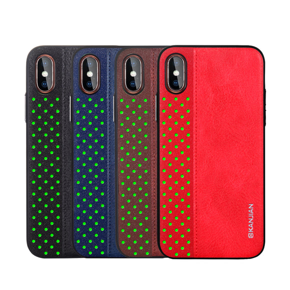 Fashion Soft PU Leather Ultra Thin Shockproof Protective Case  For iPhone X