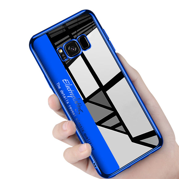 Bakeey Plating Protective Case For Samsung Galaxy S9/S9 Plus/Note 8/S8/S8 Plus Soft TPU Transparent