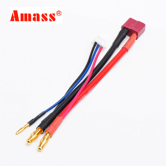 Amass T Plug Connector With 4 Pin Port 12AWG 30cm Charging Cable Wire