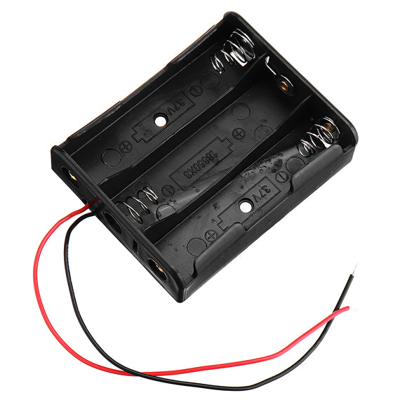 5pcs 4 Slots 18650 Battery Holder Plastic Case Storage Box for 4*3.7V 18650 Lithium Battery