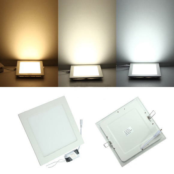 18W Square Dimmable Ultra Thin Ceiling Energy-Saving LED Panel Light