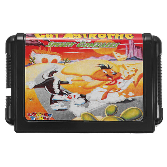 16bit Cheese Cat-Astophe Starring Game Cartridge for Sega Mega Drive
